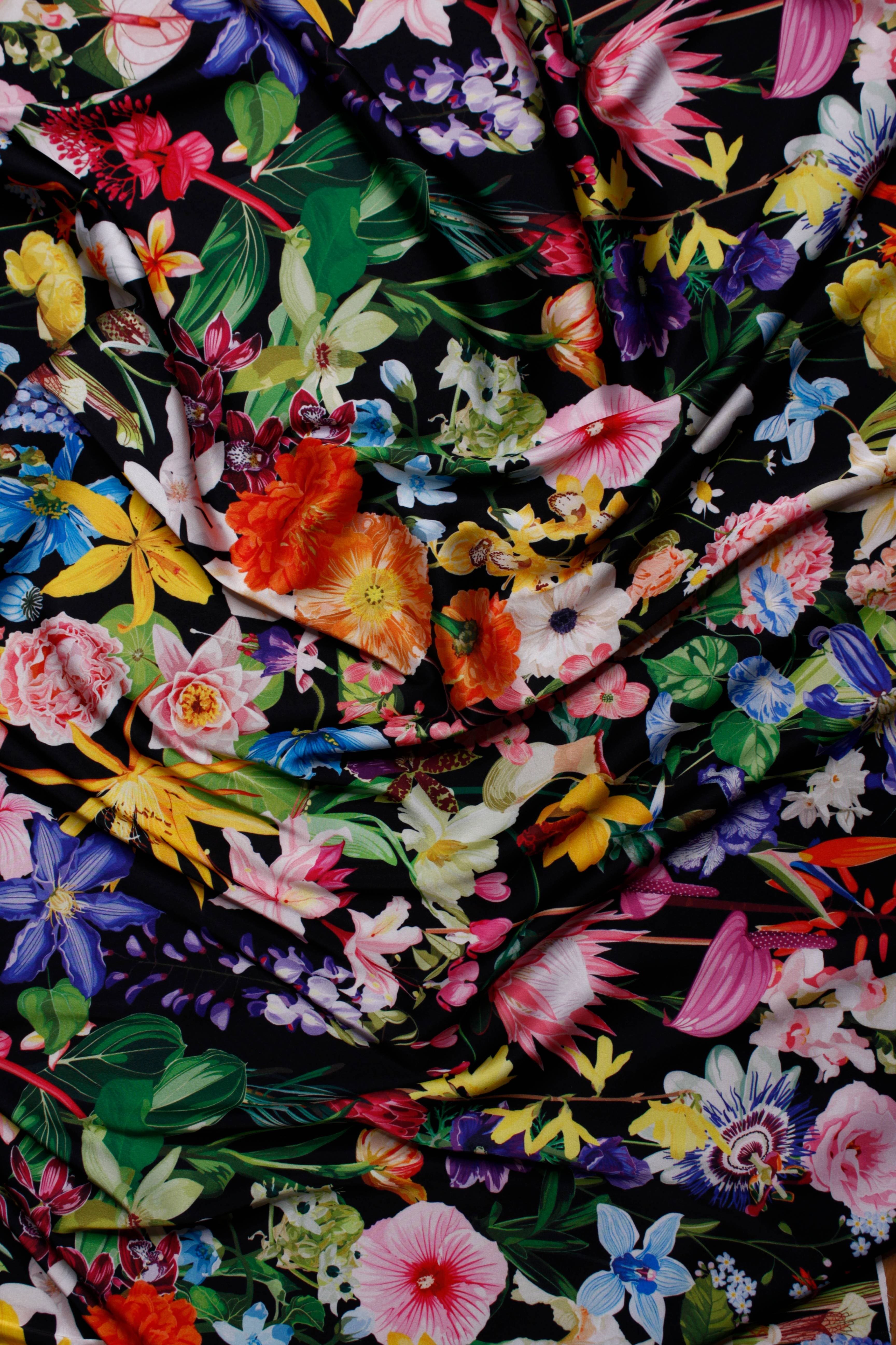 Midnight Floral Garden